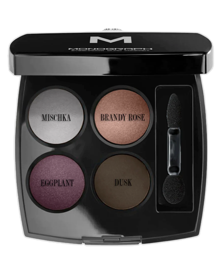 Artis Monograph Pressed Powder Eyeshadow Quad Compact